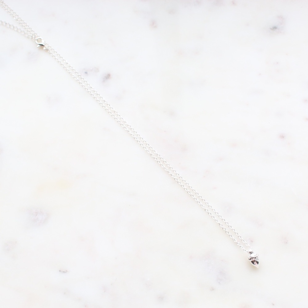 Dainty Acorn Necklace - Picture 4 of 7
